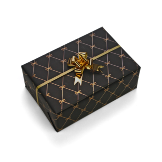 Cadeaupapier Bow Zwart