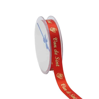 Satijnlint Sinterklaas Rood Satijnlint Sinterklaas Rood