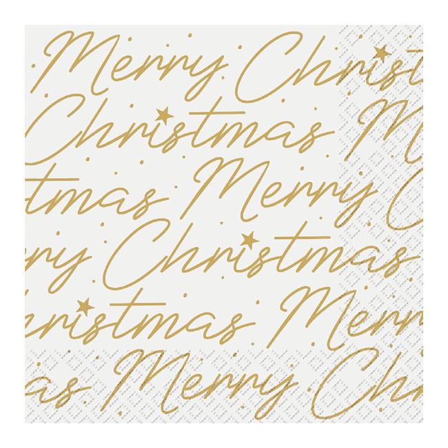 Cocktail Servetten Maestro Goud