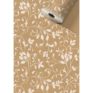 Voorjaar Cadeaupapier Miron Donkerbeige