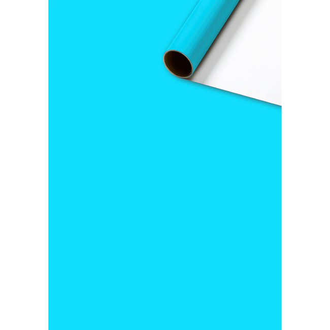 Consumentenrollen Cadeaupapier Uni Plain Lichtblauw