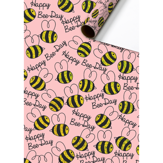 Consumentenrollen Cadeaupapier Bee Roze