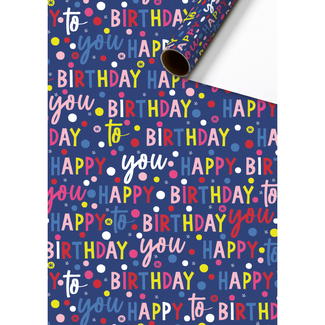 Consumentenrollen Cadeaupapier Benoni Donkerblauw