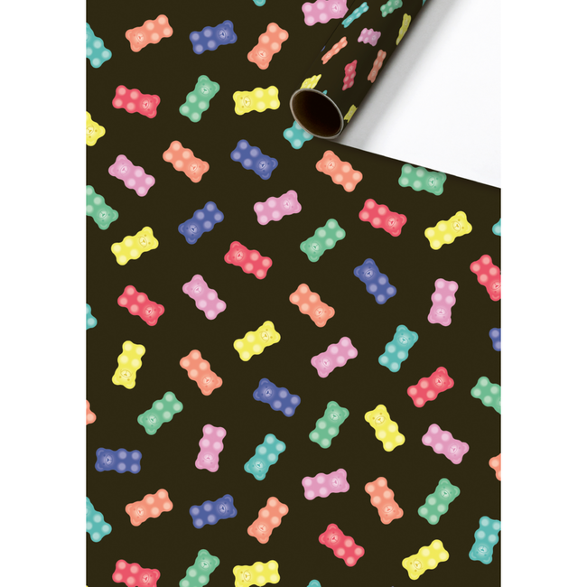 Consumentenrollen Cadeaupapier Baia Zwart