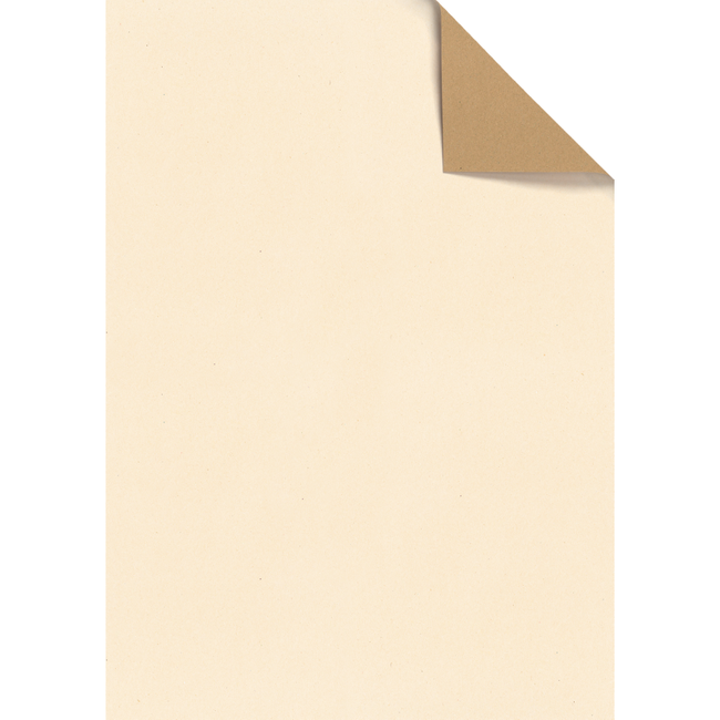 Cadeaupapier Vellen Uni Recycling Beige