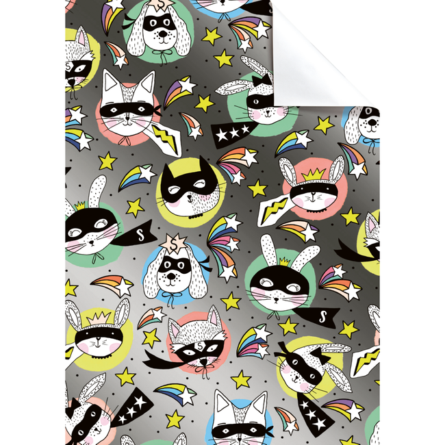 Cadeaupapier Vellen Piper Blauw