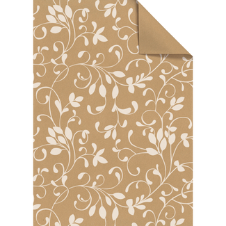 Cadeaupapier Vellen Miron Donkerbeige