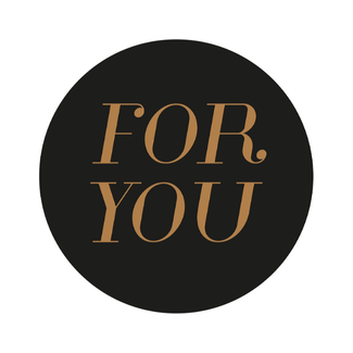 Cadeaustickers Darlin Zwart