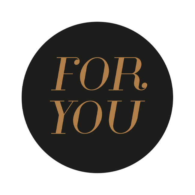 Cadeaustickers Darlin Zwart
