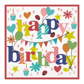 Servetten Valetta Rood