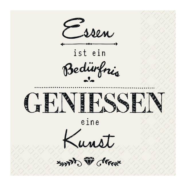 Servetten Dante Wit