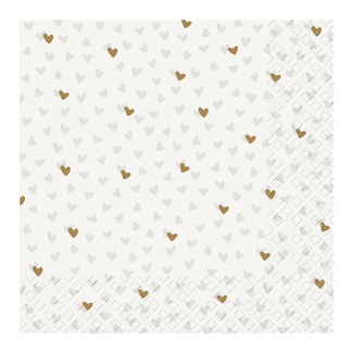 Servetten Lovelyn Lichtgrijs