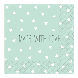 Servetten Leonce Lichtblauw