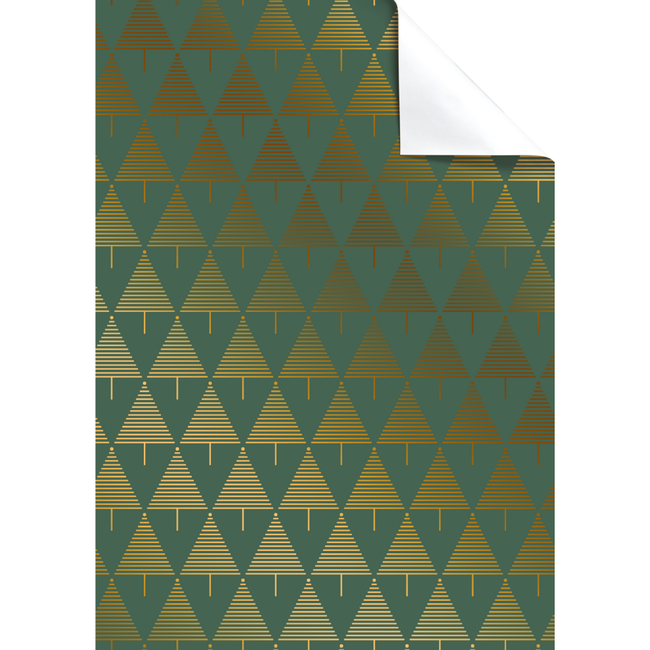 Cadeaupapier Vellen Walo Donkergroen