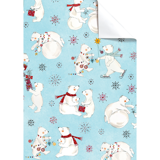 Cadeaupapier Vellen Nebi Lichtblauw Cadeaupapier Vellen Nebi Lichtblauw