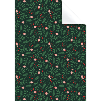 Cadeaupapier Vellen Harriett Donkergroen Cadeaupapier Vellen Harriett Donkergroen