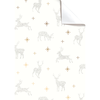 Cadeaupapier Vellen Damian Wit Cadeaupapier Vellen Damian Wit
