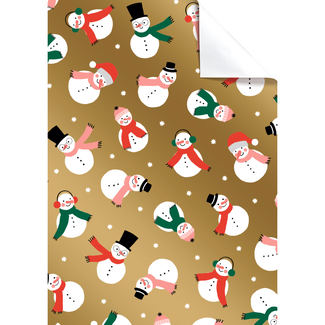 Cadeaupapier Vellen Dalton Goud Cadeaupapier Vellen Dalton Goud
