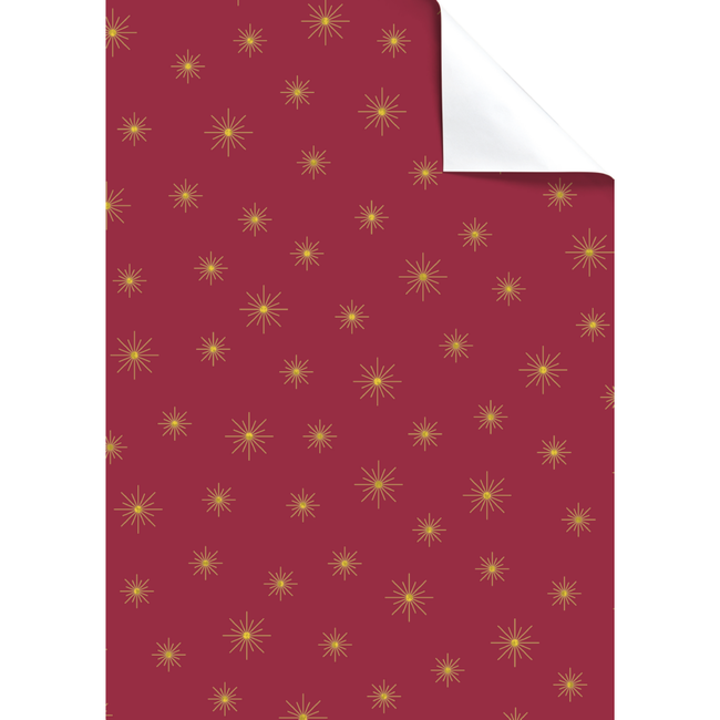 Cadeaupapier Vellen Airi Bordeau