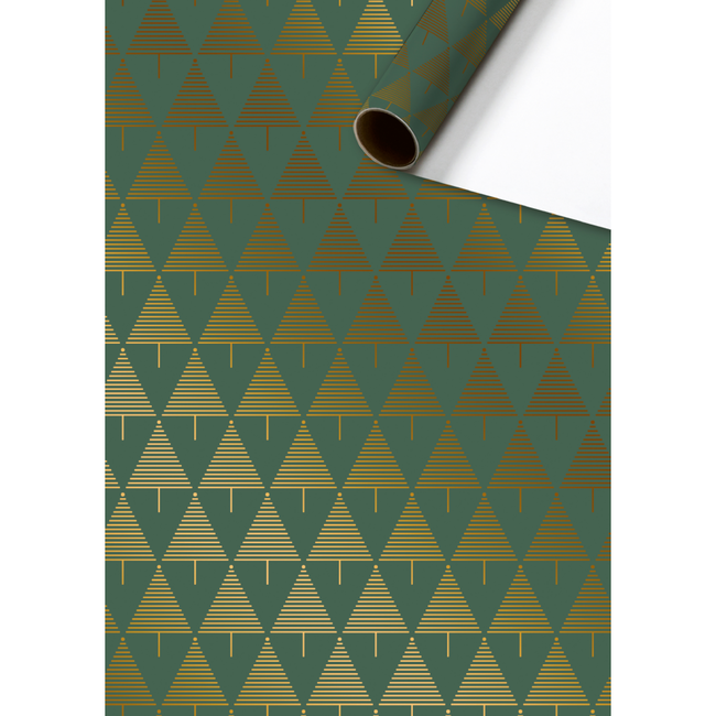 Consumentenrollen Cadeaupapier Walo Donkergroen