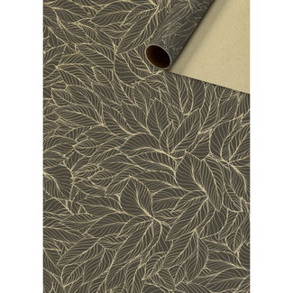 Consumentenrollen Cadeaupapier Naha Donkergrijs