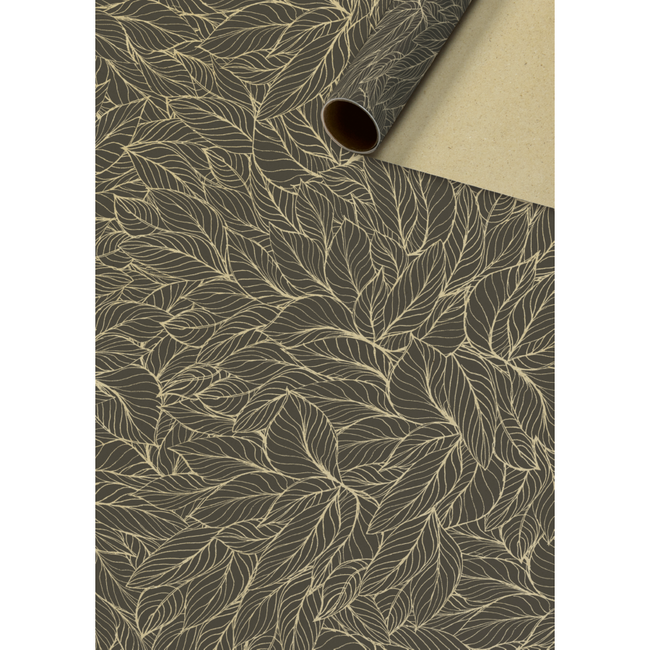 Consumentenrollen Cadeaupapier Naha Donkergrijs