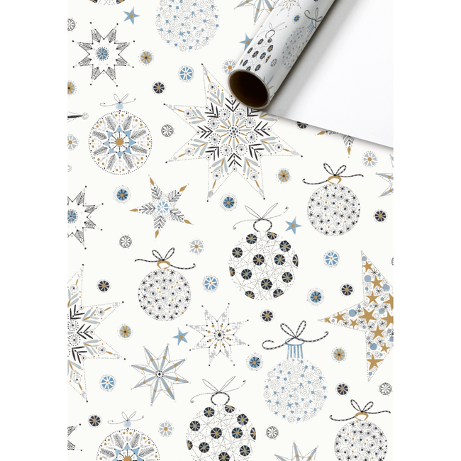 Consumentenrollen Cadeaupapier Junis Zilver
