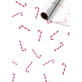 Vloeipapier Rollen Candy Cane Rood