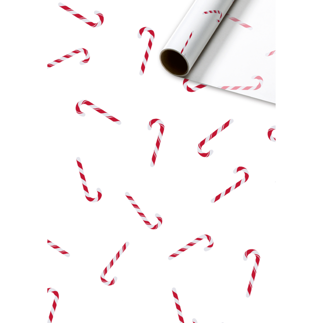 Vloeipapier Rollen Candy Cane Rood