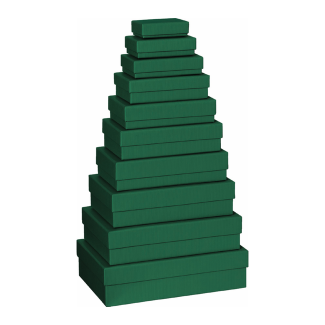 Cadeaudozen Uni Donkergroen