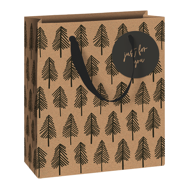 Papieren Draagtassen Weren Zwart