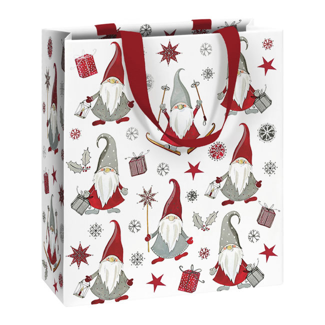 Papieren Draagtassen Nisse Rood