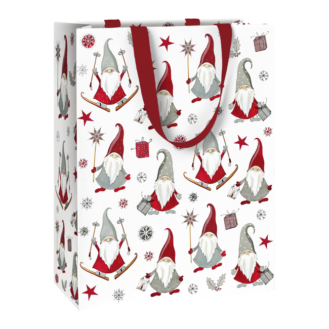 Papieren Draagtassen Nisse Rood