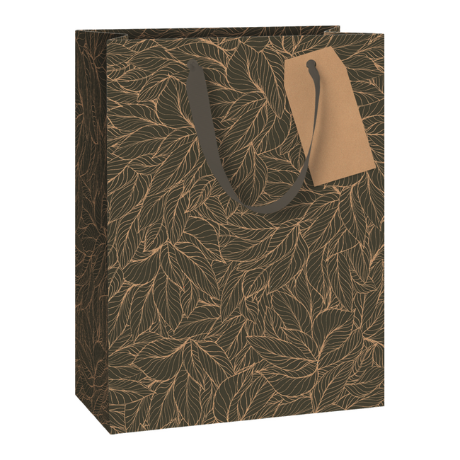 Papieren Draagtassen Naha Donkergrijs