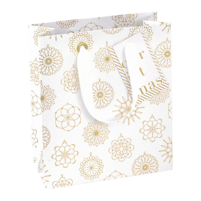 Papieren Draagtassen Jamila Wit