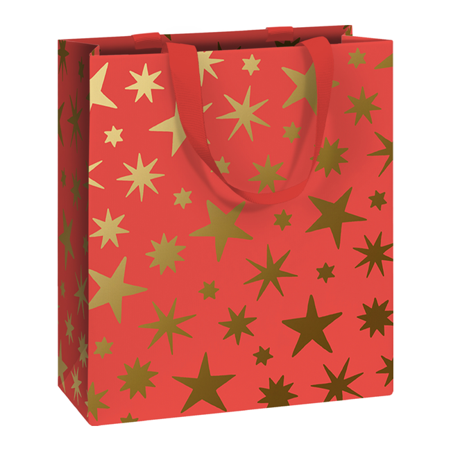 Papieren Draagtassen Aika Donkerrood