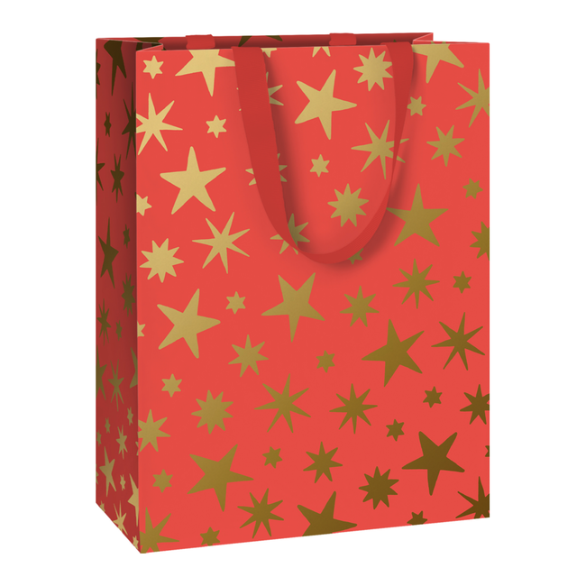 Papieren Draagtassen Aika Donkerrood