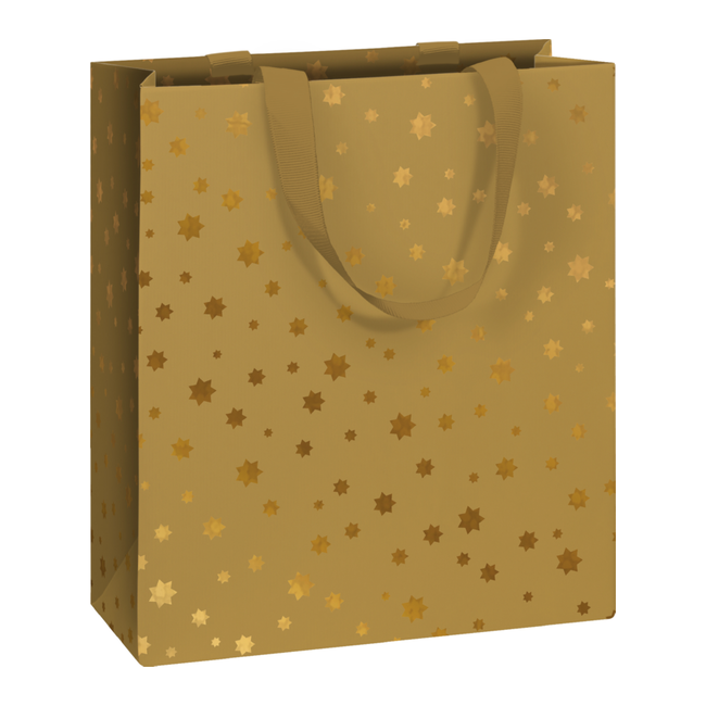 Papieren Draagtassen Aster Goud