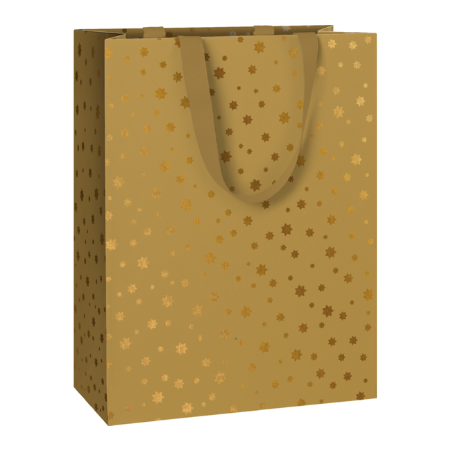 Papieren Draagtassen Aster Goud