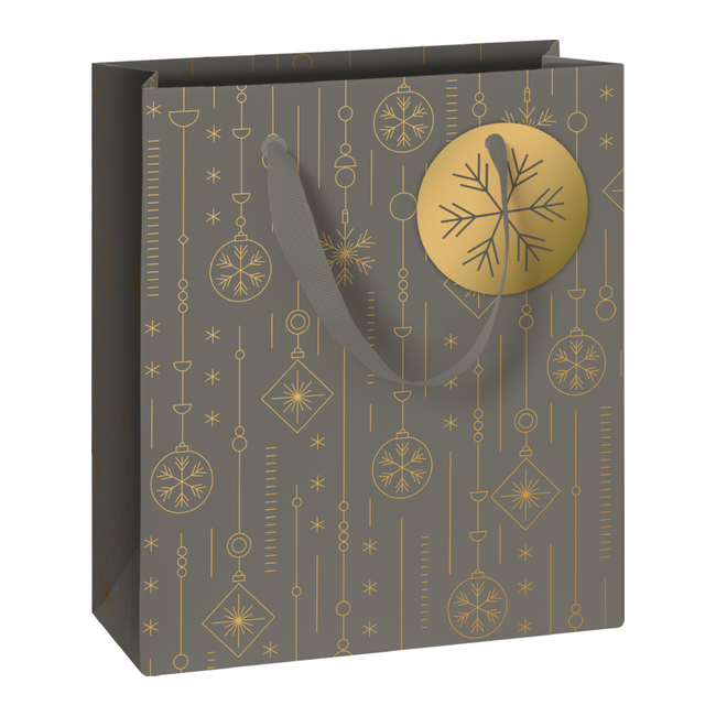 Papieren Draagtassen Apollo Donkergrijs