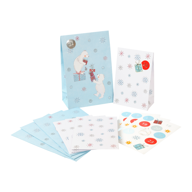 Cadeauzakjes Set Advent Nebi