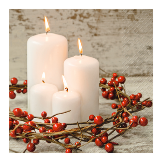 Cocktail Servetten Yasna Rood