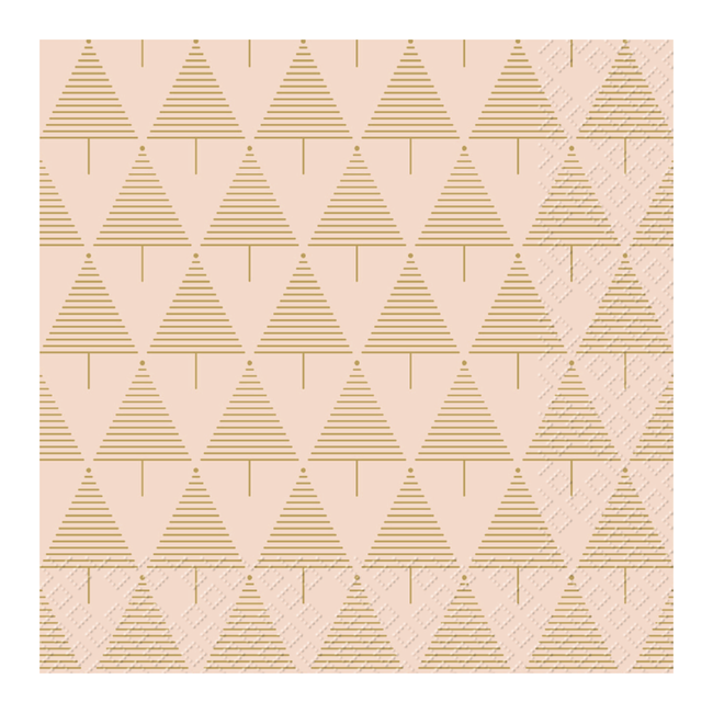 Cocktail Servetten Walo Lichtroze