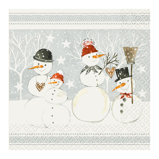 Servetten Tiana Lichtgrijs