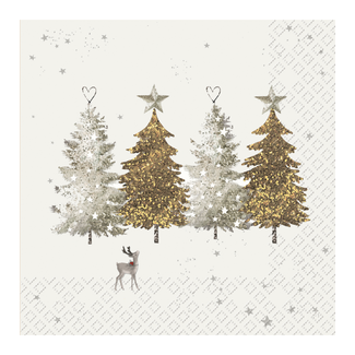 Servetten Leonard Zilver Servetten Leonard Zilver