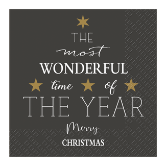 Servetten Eldin Donkergrijs