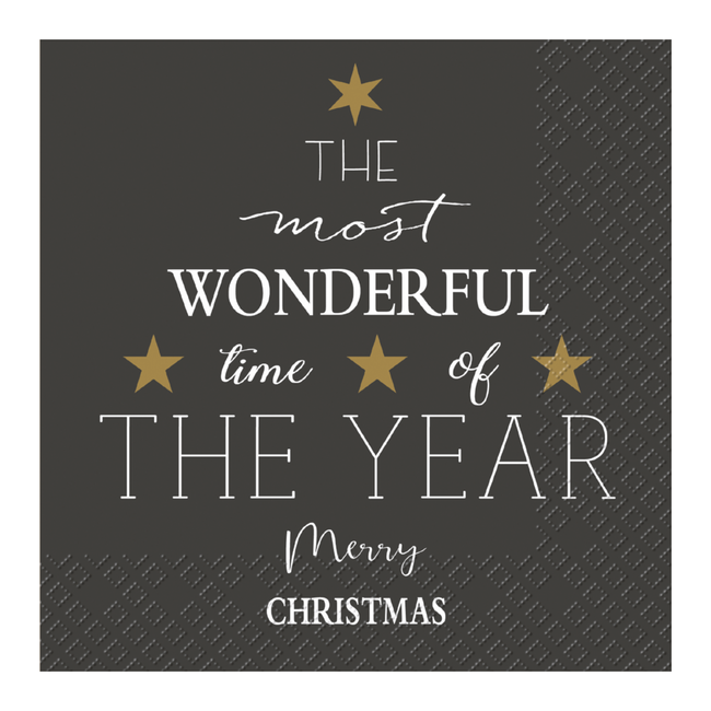 Servetten Eldin Donkergrijs