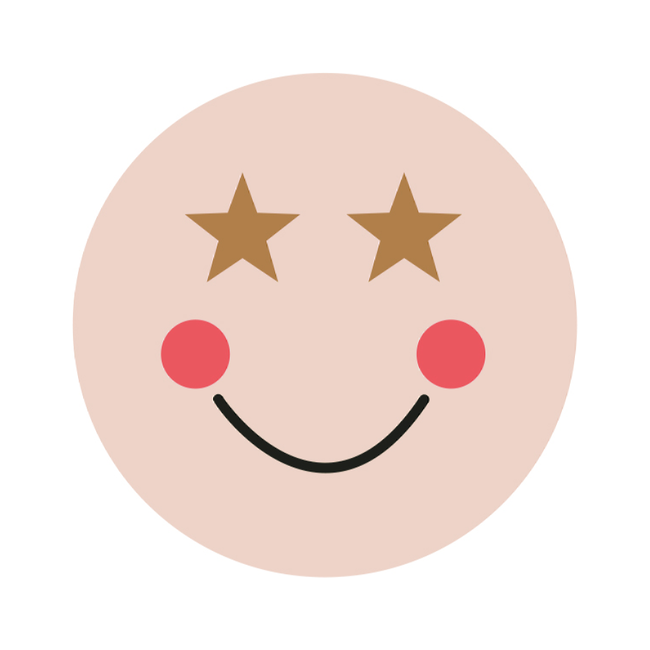 Cadeaustickers Dito Roze