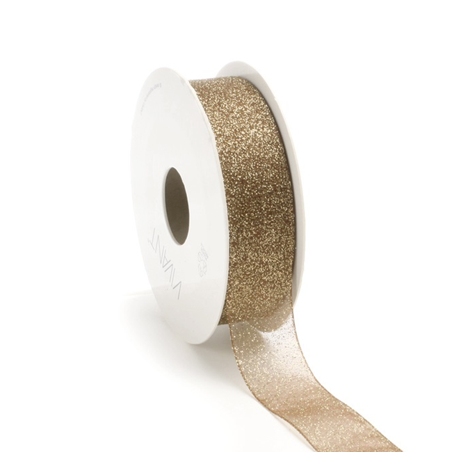 Organza Lint Brilliante Beige