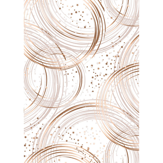 Cadeaupapier Glitter And Glamour Rose Goud Cadeaupapier Glitter And Glamour Rose Goud